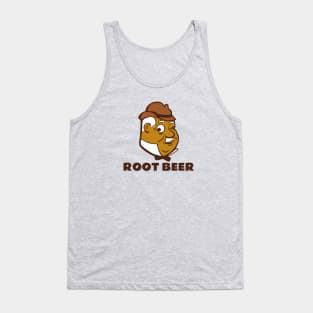 Graf Root Beer Vintage Soda Pop Bottle Cap Tank Top